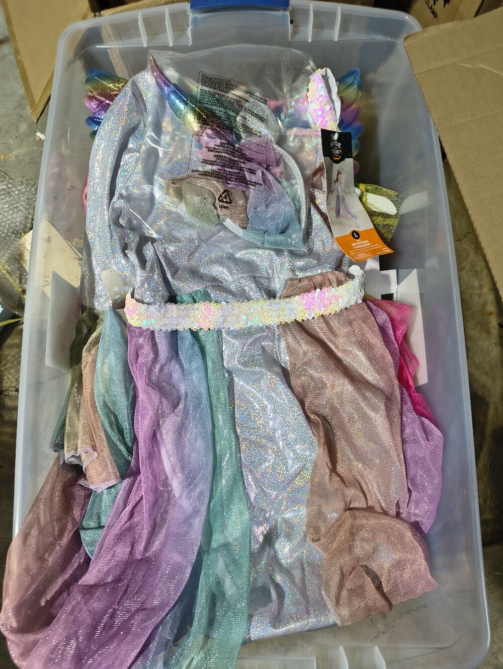 Mystical Unicorn Kids Costume – Lavender/Pink Size Large